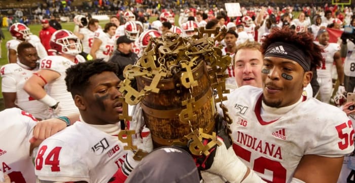 Indiana won the Old Oaken Bucket in 2019. (USA TODAY Sports)